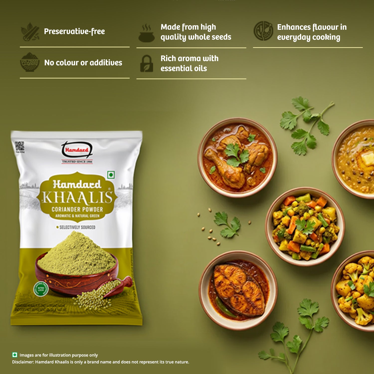 500 g, 200 g, 100 g, 50 g