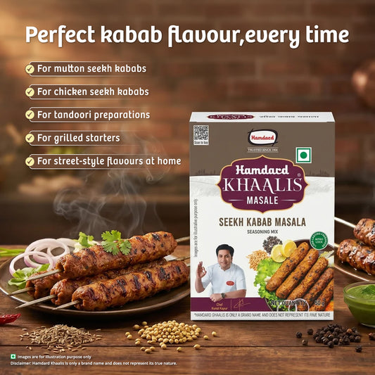 Hamdard Khaalis Seekh Kabab Masala 50g | Seekh Masala Blend