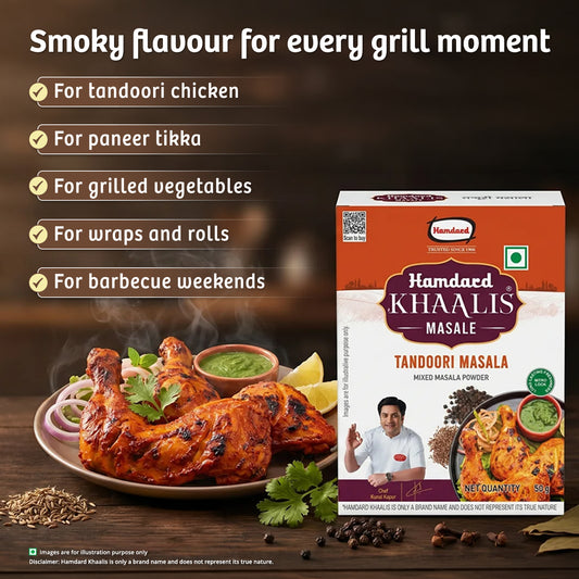 Hamdard Khaalis Tandoori Masala | 50g | Fresh up to 12 months
